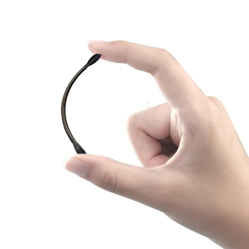 Vista 7 de HOMEFOX Hisopos de algodón negro con punta de precisión, 600 unidades, brotes de algodón orgánico puntiagudo, doble cara, firmemente envueltos