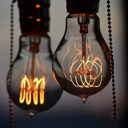 Vista 6 de Jslinter Pack de 6 bombillas Edison de 60 W, bombillas incandescentes A19 antiguas, vintage, de estilo antiguo, E26, regulables, bombillas ámbar