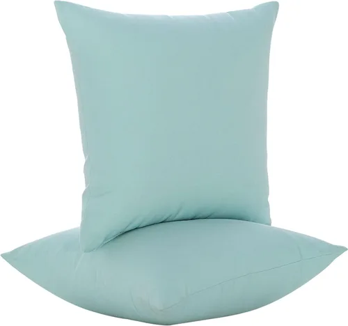 Vista 30 de JMGBird Almohadas impermeables para exteriores de 18 x 18 pulgadas para muebles de patio, cama, sofá y sofá