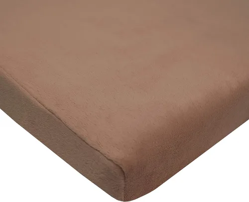 Vista 13 de TL Care Heavenly Soft - Sábana bajera ajustable de felpilla para cuna de 24 x 38 pulgadas, cálida y acogedora, color azul, para niños y niñas, se