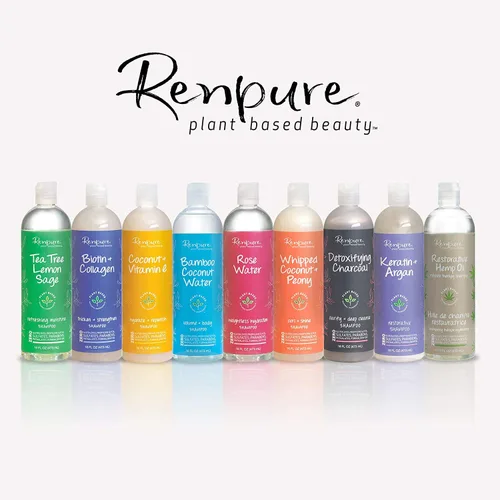 Vista 3 de Renpure Champú desintoxicante de carbón vegetal Clarify + limpieza profunda, 16 onzas líquidas