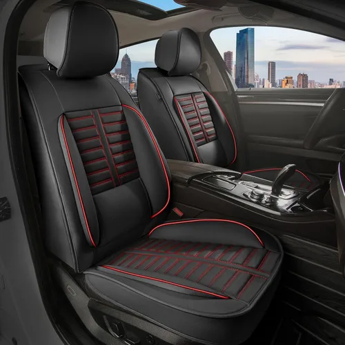 Vista 10 de Fundas de asiento para Toyota 4runner 2003-2025, fundas de asiento de automóvil de cuero impermeables, resistentes a los arañazos, fáciles