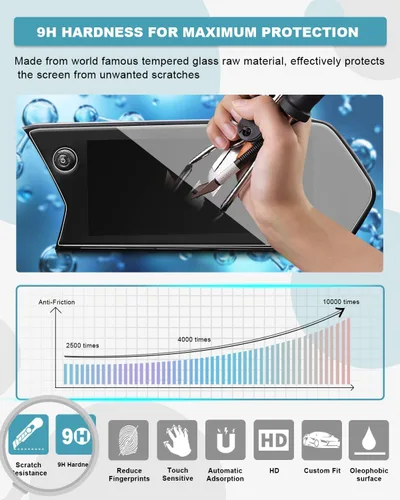 Vista 3 de CDEFG 2 protectores de pantalla para Chevy Trax Trailblazer 2024 2025 compatibles con Chevy Trax 2024 2025 / Chevrolet Trailblazer 2024 2024