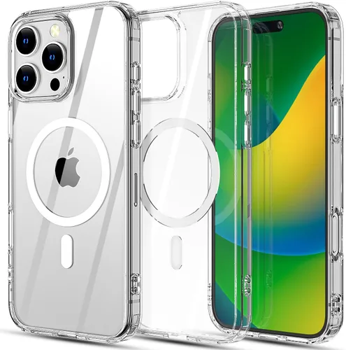 Vista 45 de AICase Funda para iPhone 13 Pro Max [compatible con Magsafe], protección magnética resistente contra caídas, cuerpo completo, a prueba de golpes, a