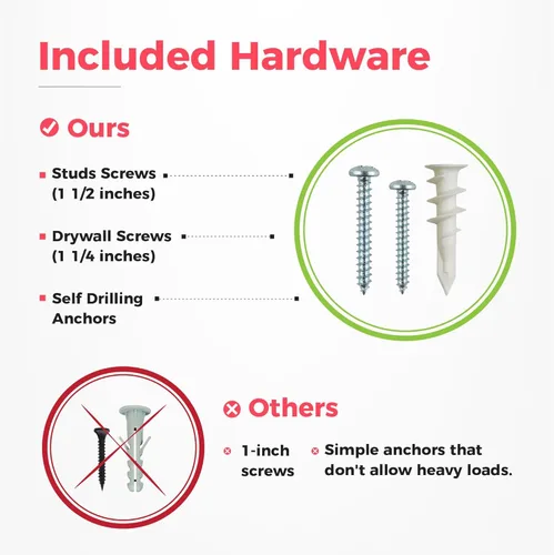 Vista 6 de TIDYME Organizador de herramientas de garaje para montaje en pared, 48 pulgadas, estante de almacenamiento resistente con ganchos ajustables