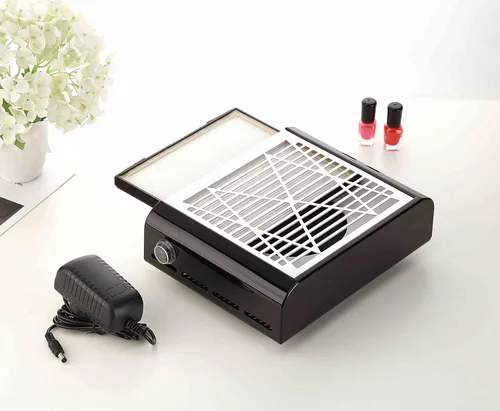 Vista 2 de Miss Sweet Colector de polvo eléctrico de uñas para manicura (negro)