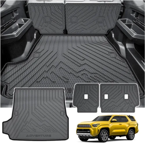 Vista 26 de KUST Alfombrilla de carga para maletero para BMW X3 2025 2026, forro de carga trasera de goma con alfombrilla de respaldo para accesorios X3