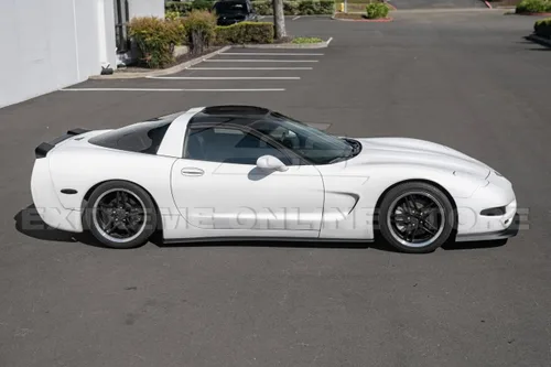 Vista 2 de Repuesto para todos los modelos Chevrolet Corvette C5 1997-2004 ZR1 Par de extensión de panel basculante de faldas laterales de estilo extendido