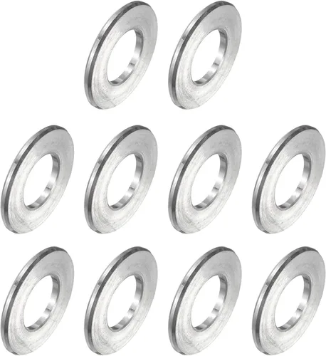 Vista 147 de uxcell 10 piezas de espaciador de acero inoxidable de 1/2 pulgada de diámetro interior x 1 pulgada de diámetro exterior x 1 pulgada de longitud