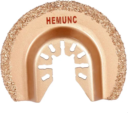 Vista 5 de 6 hojas de sierra oscilantes universales de carburo, hojas de sierra multiherramienta mixtas HEMUNC