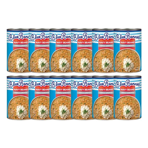 Vista 8 de Blue Runner Frijoles negros estilo crema criolla 16 onzas (paquete de 12)
