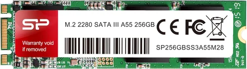 Vista 5 de Silicon Power 128GB A55 M.2 SSD (caché SLC para aumento de velocidad) SATA III unidad de estado sólido interna 2280 (SU128GBSS3A55M28AB)