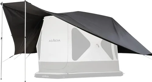 Vista 12 de ACACIA Toldo para 2-3 personas para sistema de campamento Space Acacia, lona de camping impermeable PU2000 para camping de 4 estaciones, lona