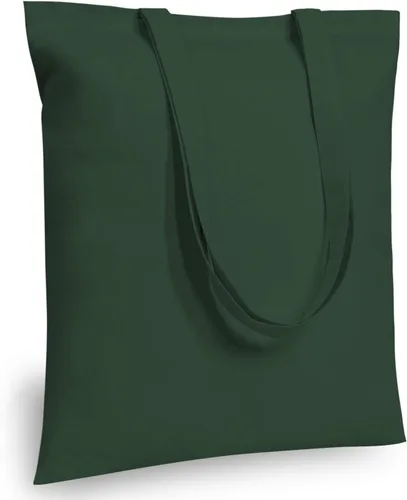Vista 45 de TOPDesign - Paquete de 12 bolsas económicas de lona de algodón de 16 pulgadas x 15 pulgadas, bolsas de tela ligeras y reutilizables para la compra