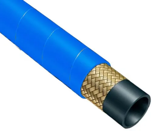 Vista 3 de Manguera de solución de limpieza de alfombras azul sin marcas de 1/4 pulgadas x 50 pies 3000PSI