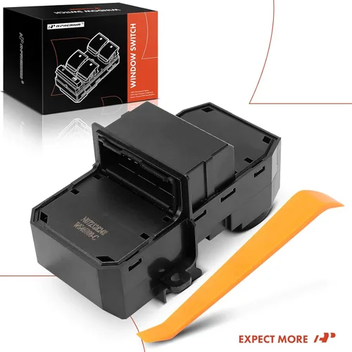 Vista 8 de A-Premium Master - Interruptor eléctrico de ventana compatible con Honda Civic 2006-2011 Coupe, 16 pines, lado delantero izquierdo del conductor