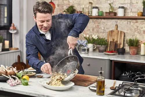 Vista 7 de Tefal Jamie Oliver Cook's Classics E3063234 - Sartén de acero inoxidable, 9.4 in, revestimiento antiadherente, indicador de calor, 100% seguro