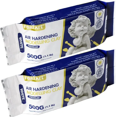 Vista 6 de REALART Arcilla blanca seca al aire de 11 libras/10 unidades para adultos