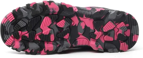 Vista 4 de Luolocsn Womens Work Steel Toe Shoe Camo Safety Shoe for Men Lightweight Industrial Construction Shoes