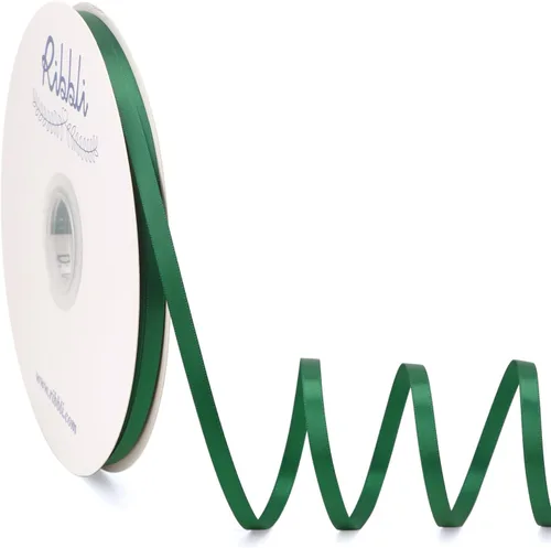 Vista 64 de Ribbli - Cinta de satén burdeos de doble cara, 1 pulgada x 50 yardas - Cinta burdeos oscuro de satén para envoltura de regalos, manualidades