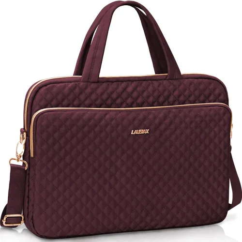 Vista 10 de Funda para laptop para mujeres y hombres, bolsa de mensajero Rosa