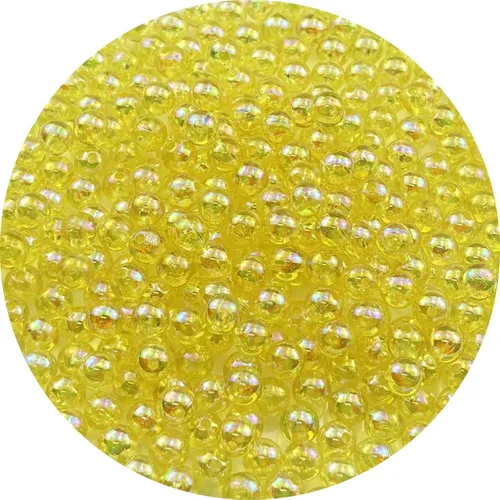 Vista 45 de 2000 cuentas redondas acrílicas de 0.157 pulgadas (0.157 in), cuentas espaciadoras de colores AB con agujero para bricolaje, pulseras, collares