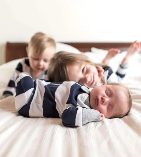 Vista 4 de Burt's Bees Baby Baby Boys' Pajamas, Zip-Front Non-Slip Unisex Footed Sleeper Pjs, Organic Cotton