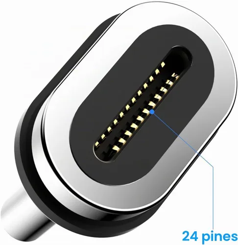 Vista 3 de Cabezal magnético de puntas de conector USB C de 24 pines