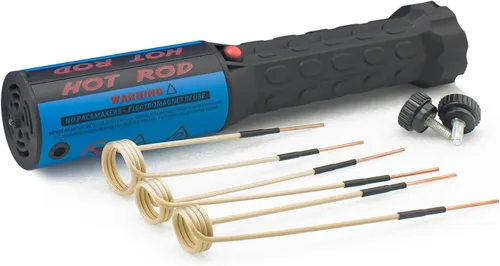 Kit de calentador de inducción magnética, herramienta de extracción de pernos de calentador de inducción de mano de 1200 W 110 V con 3 bobinas