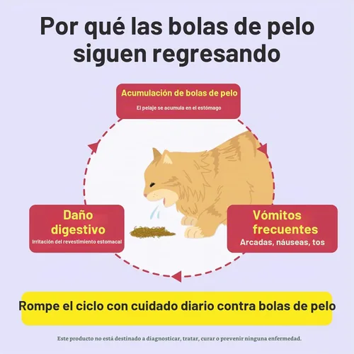 Vista 4 de Doctor By HB Care Suplemento para Bolas de Pelo de Gatos - Tratamiento de Bolas de Pelo para Gatos, Control de Bolas de Pelo, Remedio de Alivio