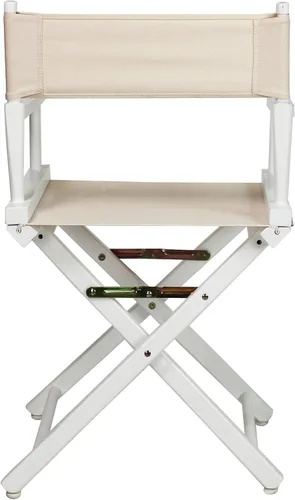 Vista 289 de Casual Home - Silla de director de 24.0 in, marco negro, con lona azul marino, altura de mostrador