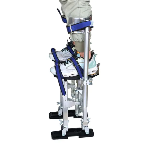 Vista 3 de waltyotur 15-23 pulgadas Drywall Stilts Grade Ajustable Auminum Tool Stilt para pintar o limpiar - Plata