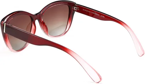 Vista 9 de FEISEDY Gafas de sol polarizadas vintage americanas para mujer cuadradas Jackie O Cat Eye Gafas de sol B2451