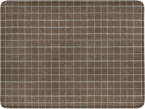 Vista 104 de Spatial Order Decoración del hogar Otomana tapizada mediana rectangular de almacenamiento Otomana con tapa con bisagras con almacenamiento