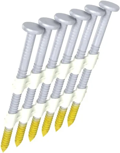 Grip Rite Prime Guard GR04HG1M - Tira de plástico de 21 grados, cabeza redonda, galvanizado en caliente, clavos de enmarcar de 2 pulgadas x 0.113