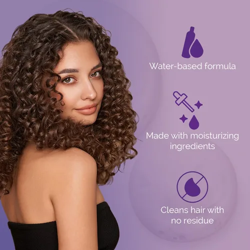 Vista 3 de Curl Keeper Champú de seda para cabello rizado, 3.8 onzas líquidas, champú diario hidratante y limpiador profundo con aminoácidos de seda para todo