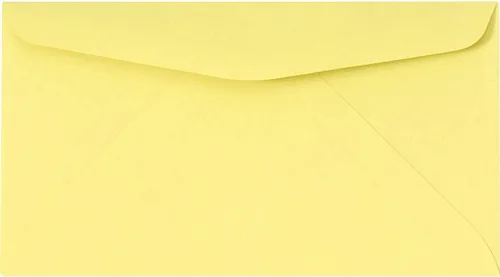 Vista 3 de LUXPaper Sobres comerciales #6 3/4 Solapa comercial 3 5/8 pulgadas x 6 1/2 pulgadas Varilla dorada Texto de 60 libras 50