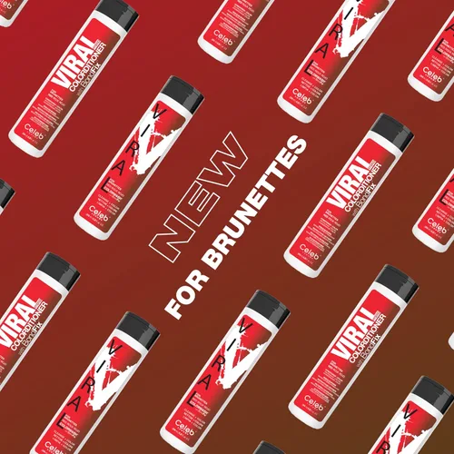 Vista 2 de Celeb Luxury Intense Color Depositing Colorwash Shampoo + BondFix Rebuilder, tinte vegano para el cabello, a base de plantas de origen sostenible