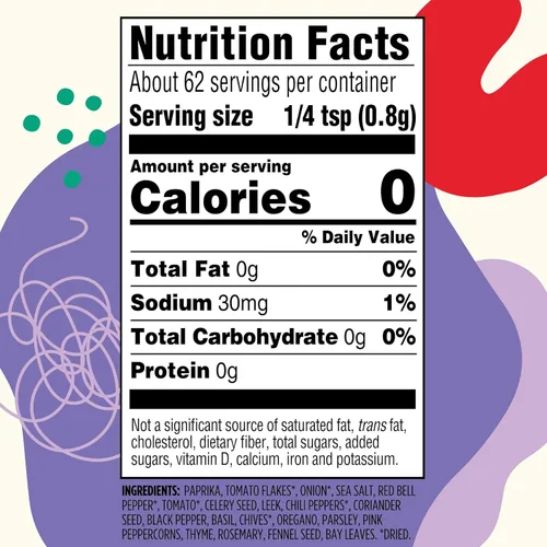 Vista 2 de Just Spices Pasta Allrounder, 1,76 OZ I Mezcla de especias mediterráneas para pasta I Los sabores de Italia