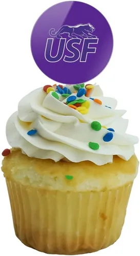 Vista 724 de GRAPHICS & MORE Abilene Christian Primary Logo Cupcake Picks Toppers Decoración Set de 6 Universidad Cristiana de Abilene