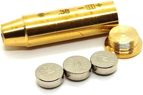 Vista 3 de MYMY Calidad Premium Red Laser.38 Especial Bore Sight Boresighter Laser Boresight (versión actualizada)