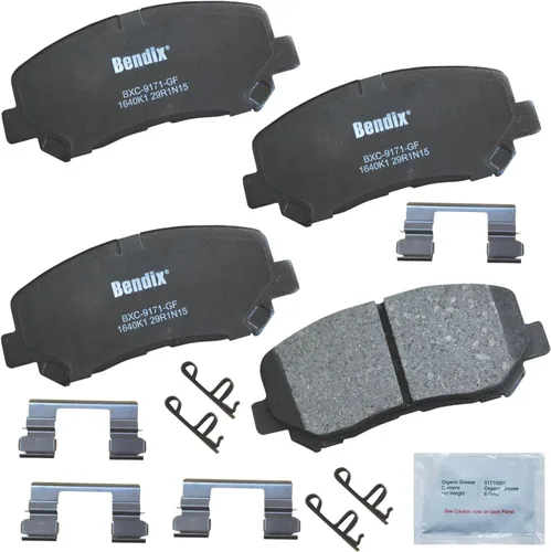 Vista 81 de Bendix Pastillas de freno delanteras de cerámica Priority1 CFC465AK2 para Acura EL 2005-1997, Honda Civic 2011-1996, Insight 2014-2010