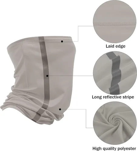 Vista 8 de TCCFCCT Protector Solar de Ala Completa con Malla para el Cuello, Visera Solar de Alta Visibilidad con Protección para el Cuello y Bandana Diadema