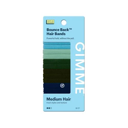 Vista 11 de Gimme Beauty - Bandas para el Cabello de Sujeción Media - Lazos de Spandex y Nylon Sin Costuras para Todo Tipo de Cabello - Sin Daños, Ajuste