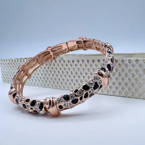 Vista 5 de Mall of Style Collar Black Panther – Joyas de leopardo para mujer – Pendientes de leopardo – Collar de lepoard – Joyas con estampado animal