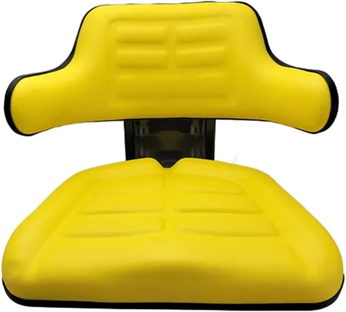 Vista 2 de Asiento universal amarillo de la suspensión del tractor se adapta a John Deere 2550, 2630, 2640, 2750