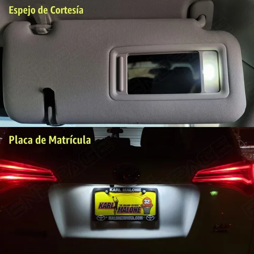Vista 6 de Kit de 9 luces LED CX5 para interior Mazda CX-5 2013 2014 2015 2016 2017 2018 2019 2020 2021 blanco 6000K paquete de iluminación LED interior +