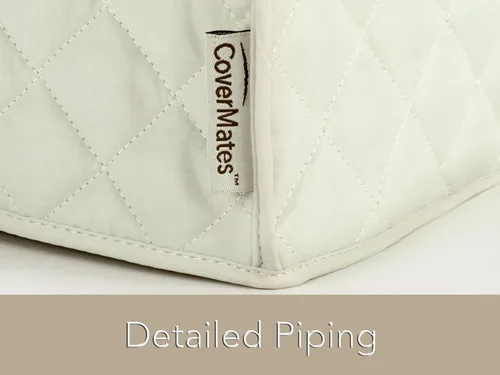 Vista 6 de Covermates Keepsakes - Funda para licuadora, protección contra el polvo, resistente a las manchas, lavable, funda para electrodomésticos, color crema