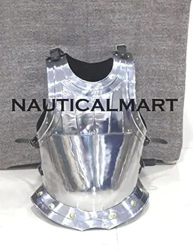 Vista 2 de NauticalMart Coraza gótica estriada medieval/armadura corporal de coraza