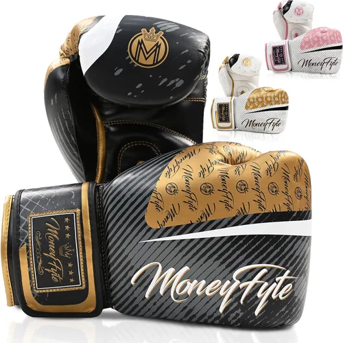 Guantes de boxeo para hombres y mujeres – Boxeo, Kickboxing, Muay Thai, MMA, entrenamiento y sparring – Guantes para saco de boxeo y bolsa pesada –